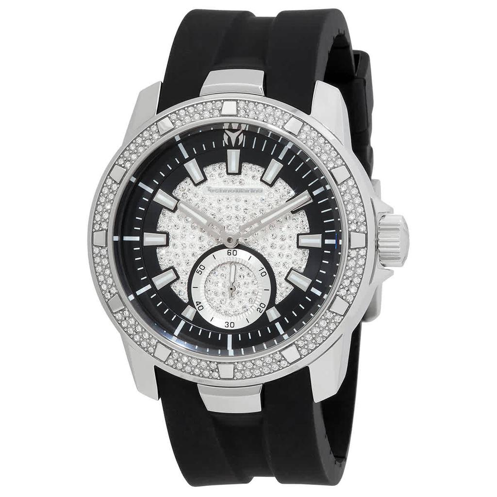 UF6 Quartz Crystal Black Dial Mens Watch TM-621014商品第1张图片规格展示