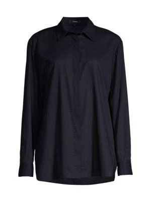 商品Theory|Classic Menswear Button-Down Shirt,价格¥253,第3张图片详细描述