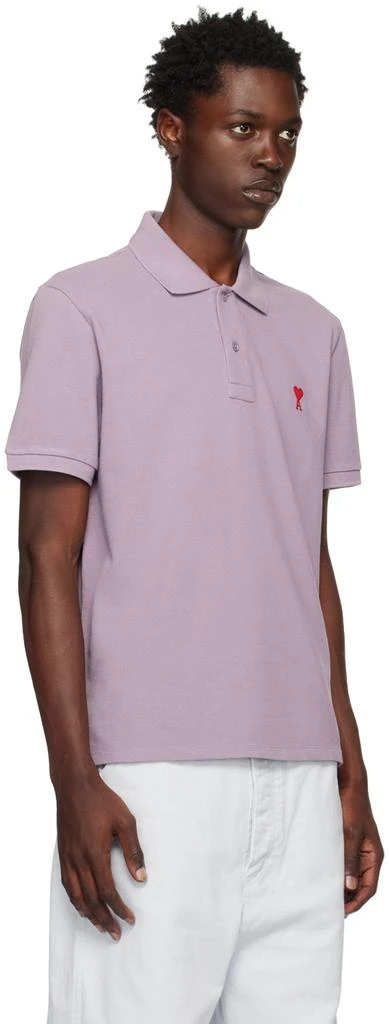 商品AMI|Purple Ami de Cœur Polo,价格¥719,第2张图片详细描述