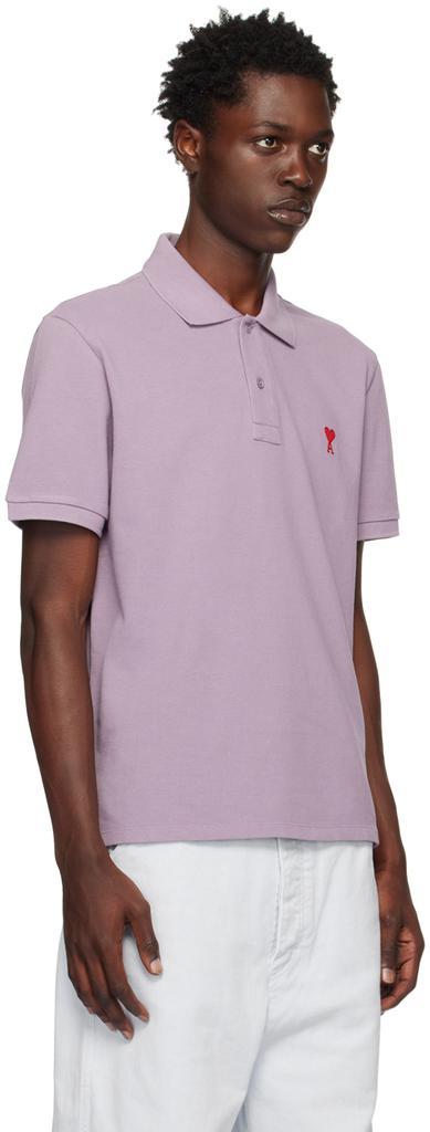 商品AMI|Purple Ami de Cœur Polo,价格¥769,第4张图片详细描述