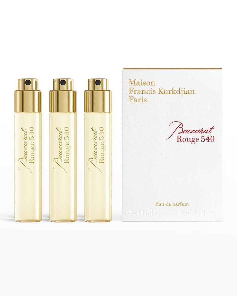 商品Maison Francis Kurkdjian|Baccarat Rouge 540 Eau de Parfum Travel Spray Refills, 3 x 0.37 oz.,价格¥1452,第4张图片详细描述
