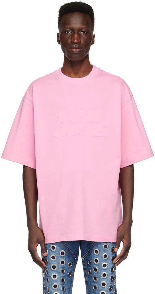 商品We11done|Pink Cotton T-Shirt,价格¥937,第1张图片