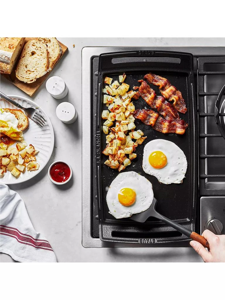 商品Staub|Double Burner Cast Iron Grill,价格¥1492,第2张图片详细描述