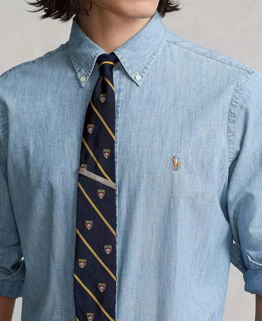 商品Ralph Lauren|男士靛蓝染色棉质衬衫,价格¥560,第3张图片详细描述