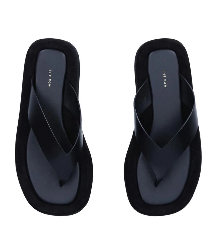 商品The Row|Leather Ginza Flip Flops,价格¥5487,第4张图片详细描述