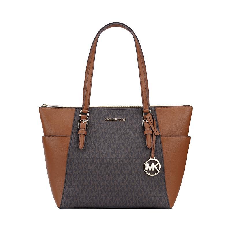 商品Michael Kors|美国直邮Michael Kors 奥莱 CHARLOTTE 女士单肩手提tote包,价格¥1943,第3张图片详细描述