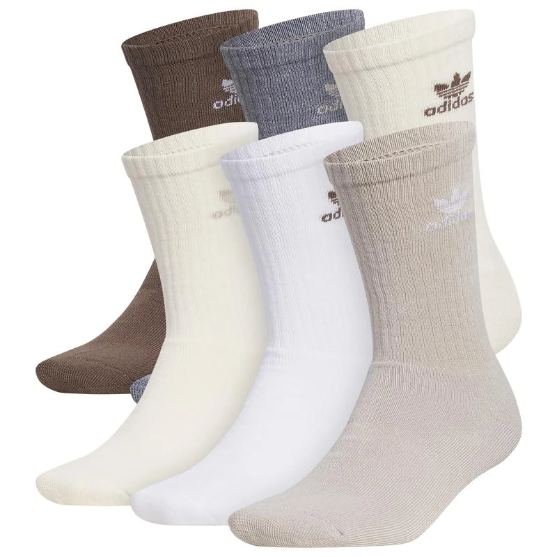 商品Adidas|adidas Originals Trefoil 6 Pack Crew Socks - Men's,价格¥139,第1张图片