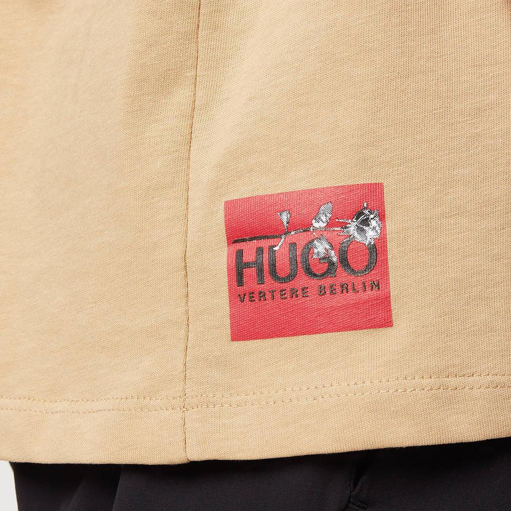 HUGO Men's Donaz T-Shirt - Medium Beige商品第4张图片规格展示