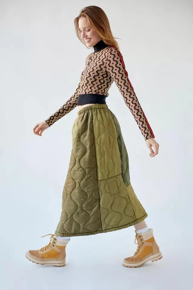 商品Urban Renewal|Urban Renewal Remade Surplus Quilted Skirt,价格¥454,第2张图片详细描述