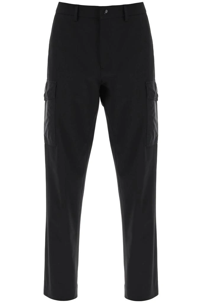 商品Moncler|Moncler basic cargo pants in technical jersey,价格¥2125,第1张图片