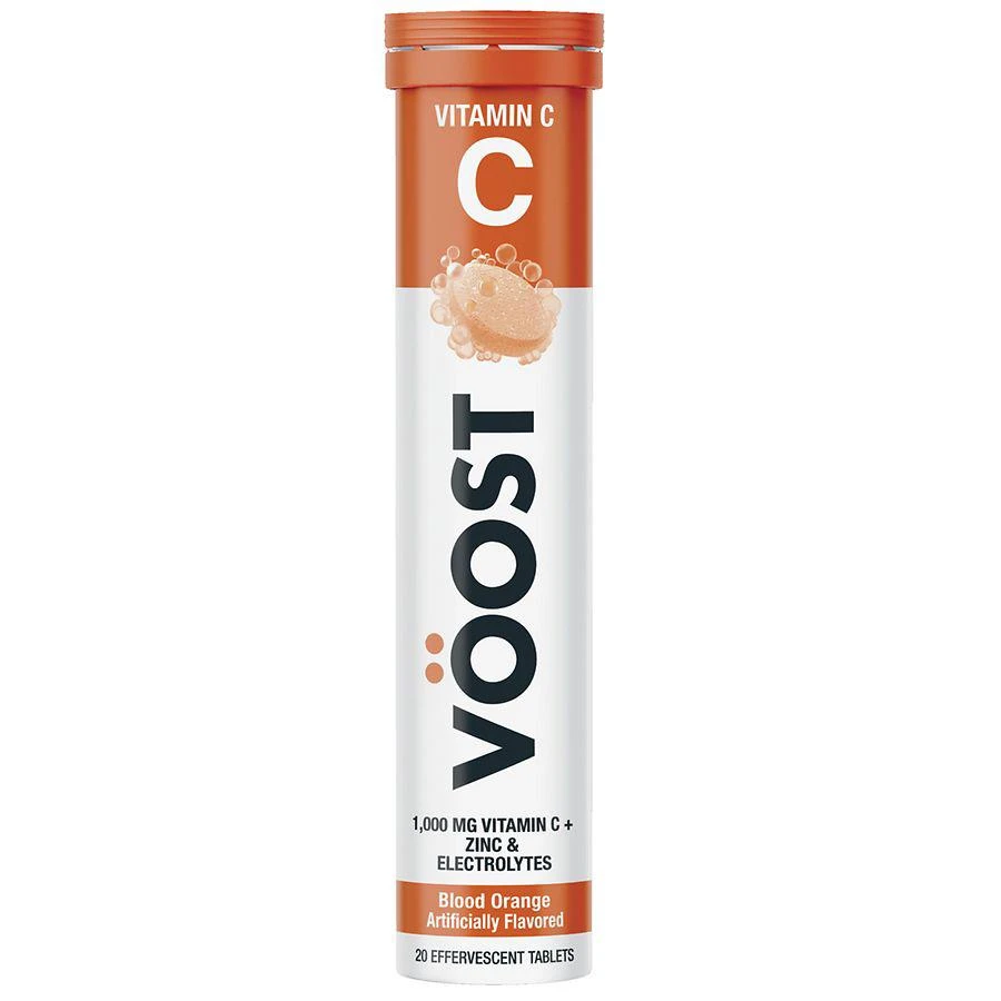 商品Voost|Vitamin C 1000mg Sugar Free Effervescent Tablets for Immune Support Fizzy Blood Orange,价格¥97,第1张图片