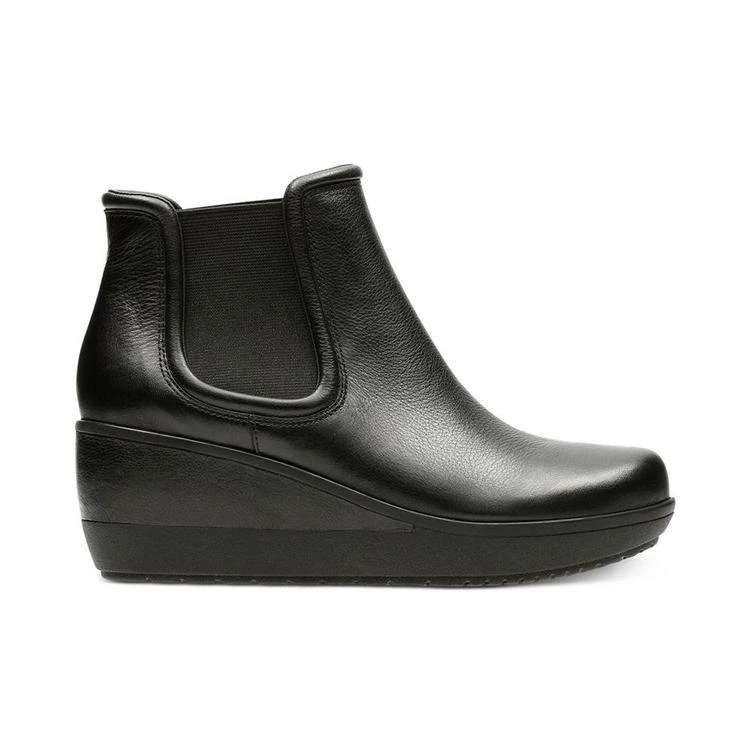 商品Clarks|Women's Wynnmere Mara Wedge Booties,价格¥561,第2张图片详细描述