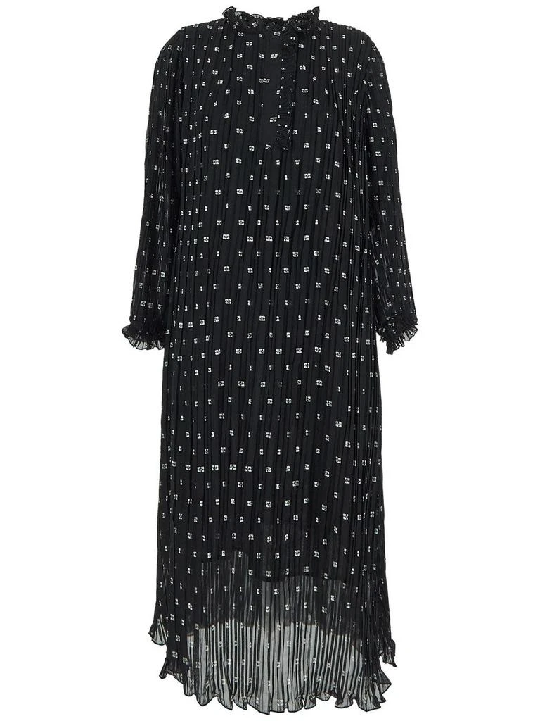 商品Ganni|Pleated Georgette Midi Dress,价格¥1661,第1张图片