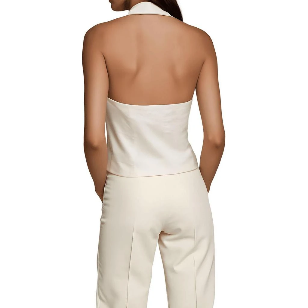商品DKNY|DKNY Womens Button Linen Halter Top,价格¥282,第3张图片详细描述