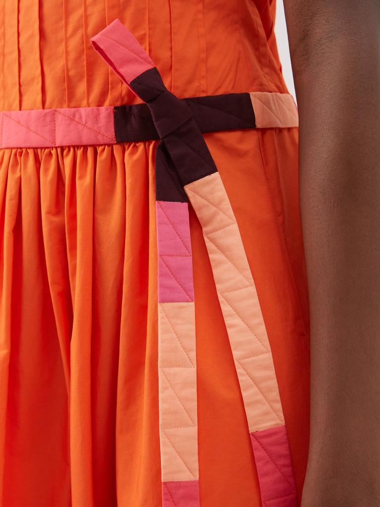 商品ROKSANDA|Lilya pintucked cotton-poplin midi dress,价格¥10714,第5张图片详细描述