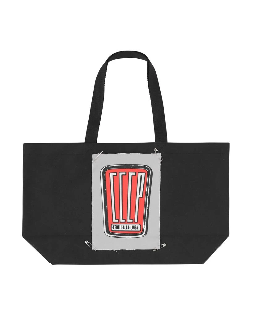 商品Slam Jam|CCCP Fedeli alla Linea Tote Bag Black,价格¥83,第1张图片