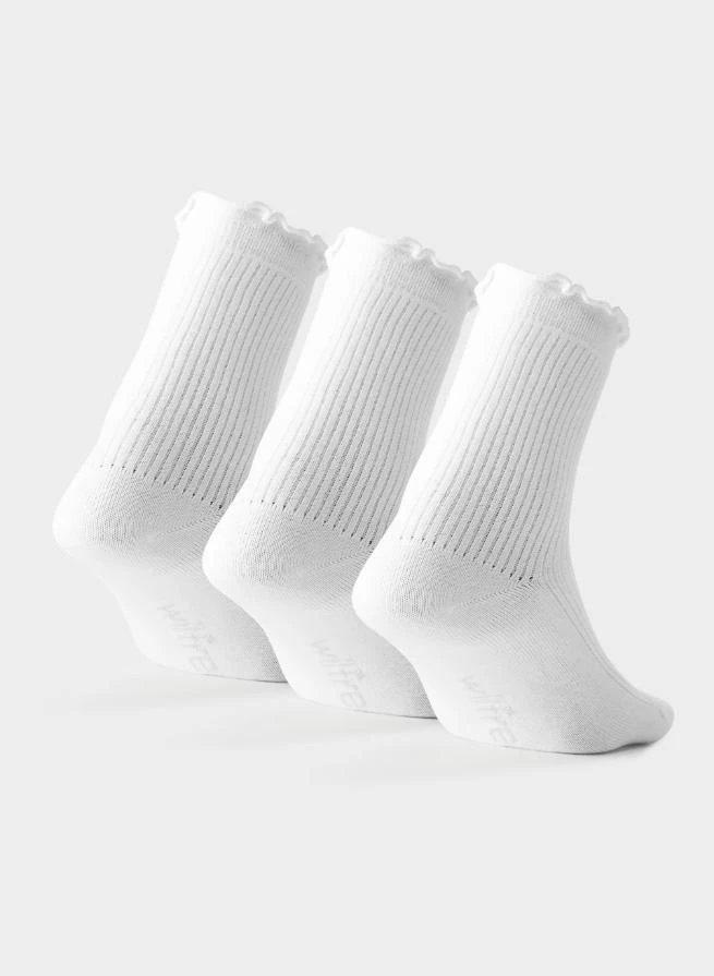 商品Aritzia|Wilfred - Sugarplum Crew Sock 3-Pack,价格¥159,第5张图片详细描述