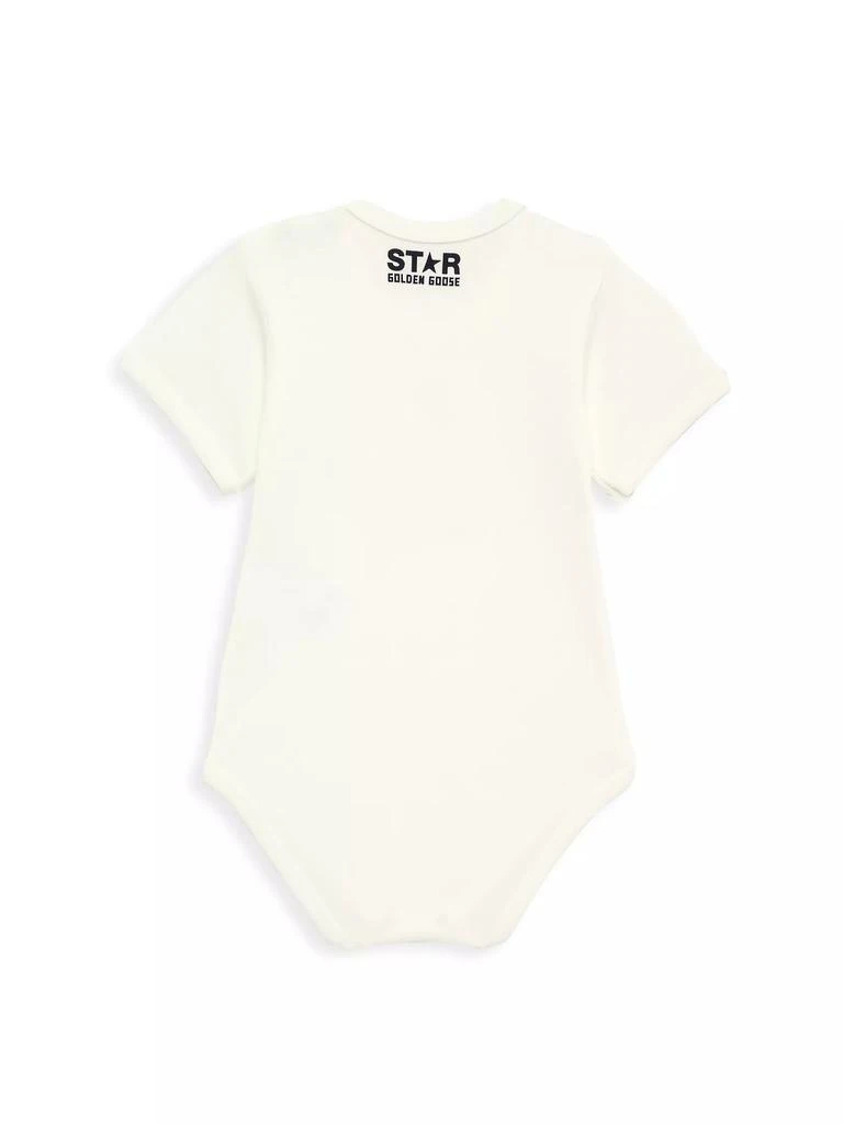 商品Golden Goose|Baby's Logo Star 4-Piece Bodysuit, Bib & Towel Set,价格¥656,第2张图片详细描述