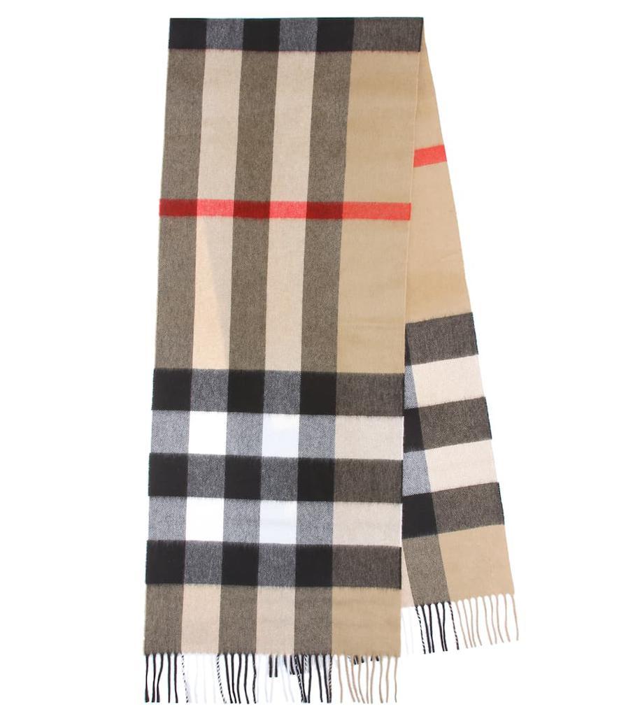 商品Burberry|Mega Check羊绒围巾,价格¥4703,第1张图片