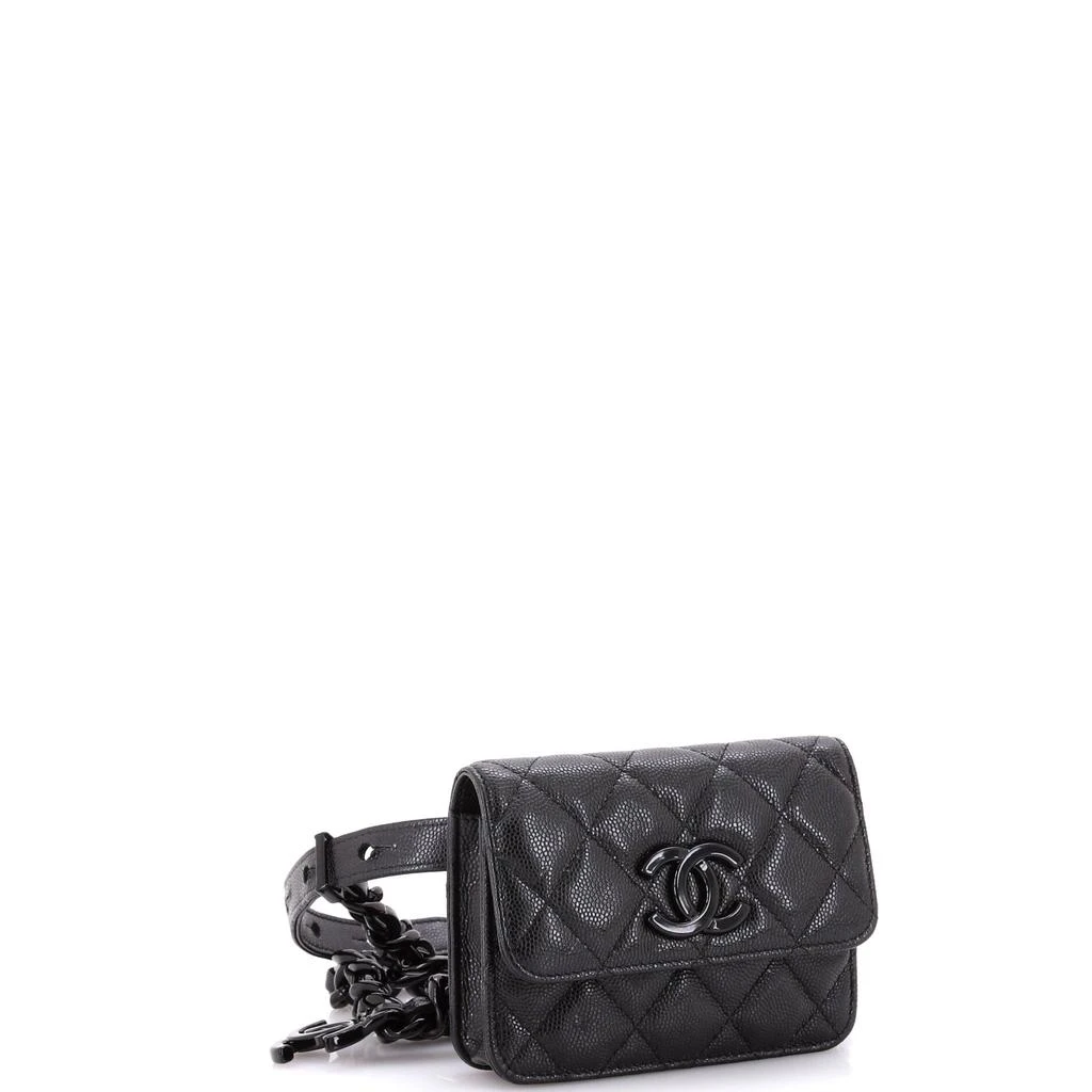 商品[二手商品] Chanel|My Everything Flap Card Holder Belt Bag Quilted Caviar,价格¥20806,第3张图片详细描述