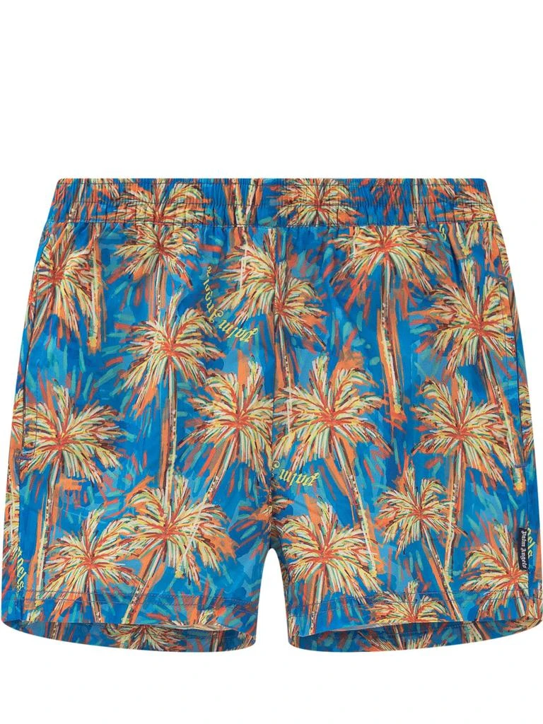 商品Palm Angels|Beachwear Shorts With Print,价格¥1112,第1张图片