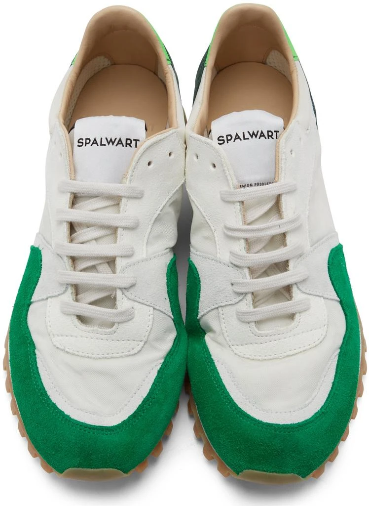 商品Spalwart|Green & Off-White Marathon Trail Low Sneakers,价格¥1241,第5张图片详细描述