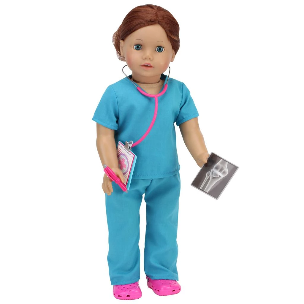 商品Teamson|Sophia’s 11 Piece Smithsonian Veterinarian Set for 18" Dolls, Multicolor,价格¥278,第2张图片详细描述