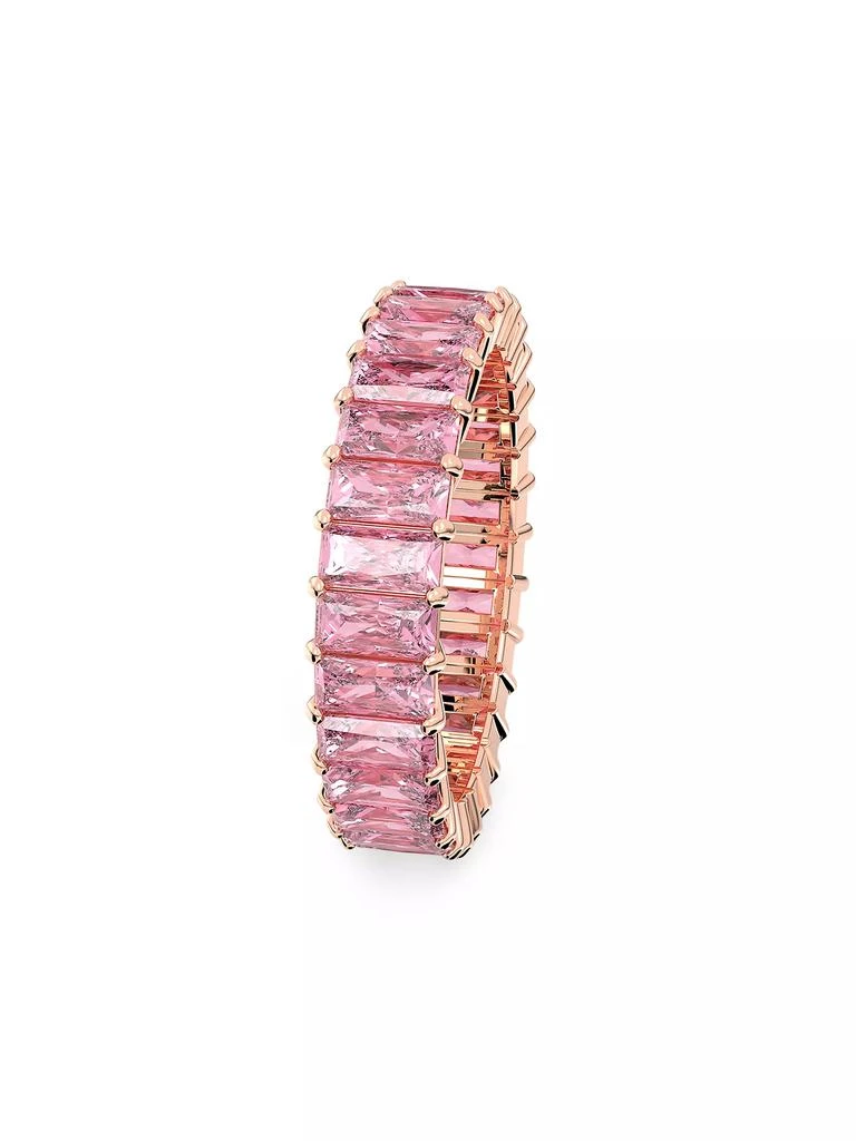 商品Swarovski|Matrix Chroma Rose Gold-Plated Ring,价格¥783,第4张图片详细描述