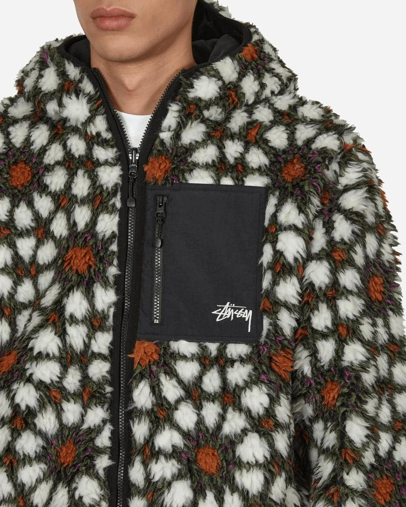 Pattern Sherpa Jacket White 商品