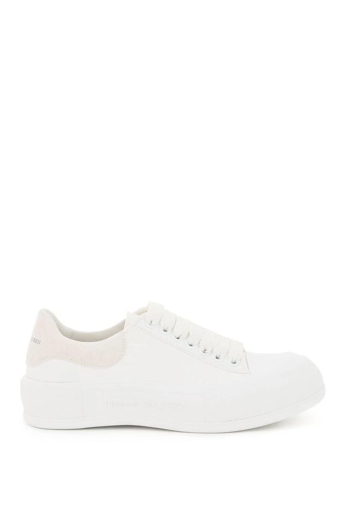 商品Alexander McQueen|CANVAS SKATE SNEAKERS,价格¥2557,第1张图片