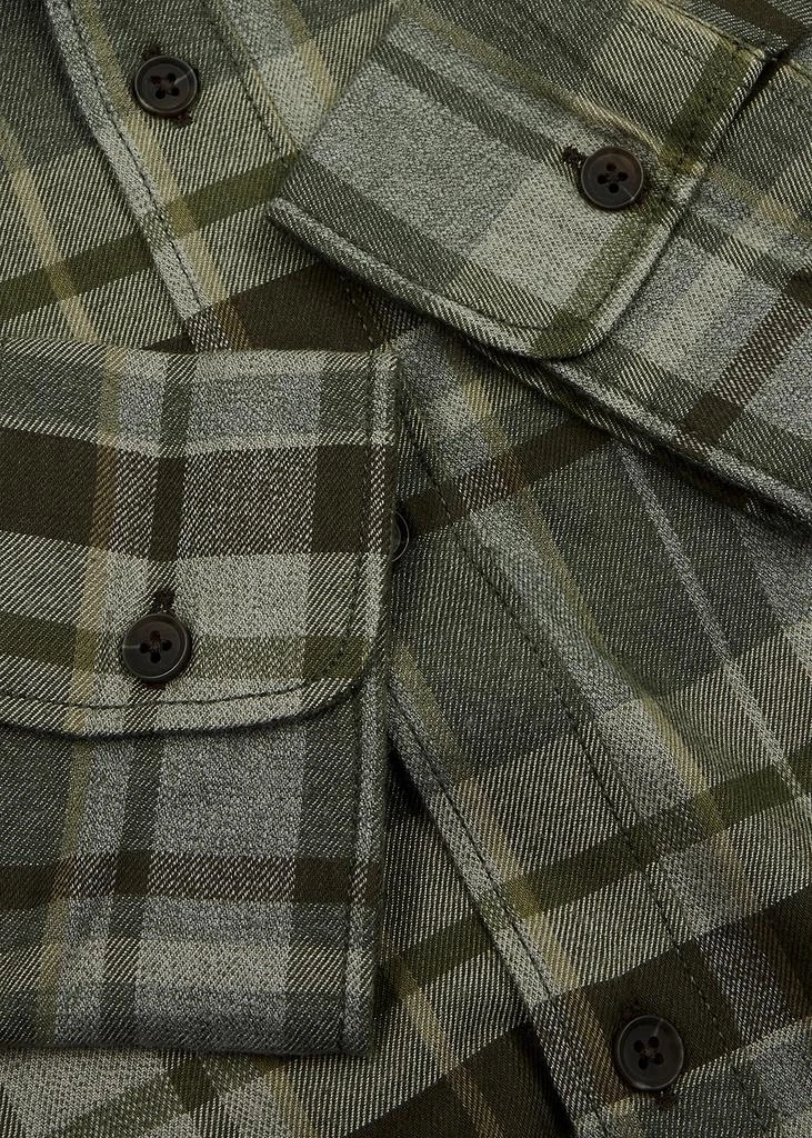 商品Paige|Everett green checked flannel shirt,价格¥1193,第5张图片详细描述