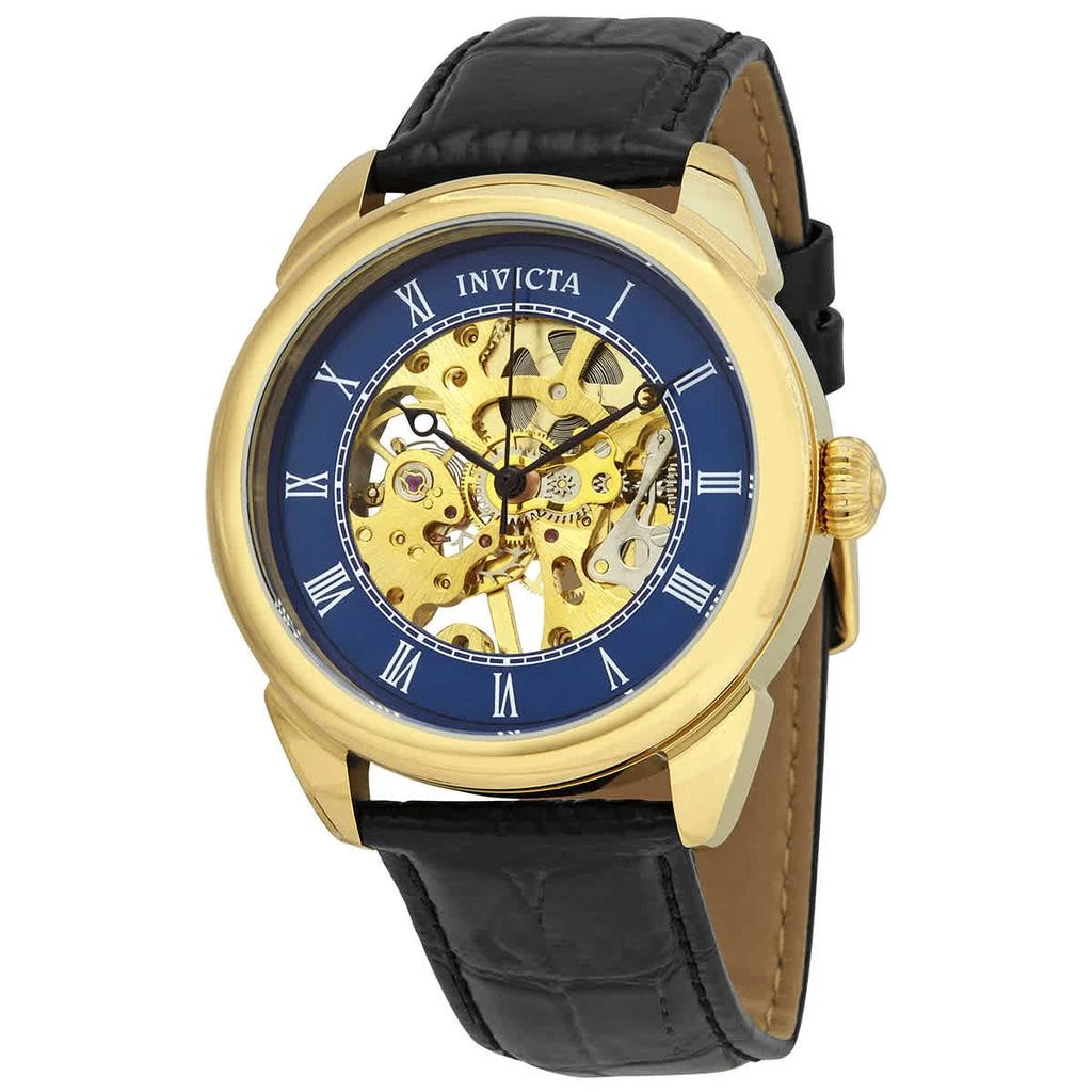 商品Invicta|Specialty Mechanical Blue Skeleton Men's Watch 23536,价格¥336,第1张图片