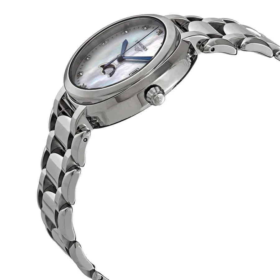 商品Longines|PrimaLuna Moonphase Mother of Pearl Diamond Dial Ladies Watch L8.116.4.87.6,价格¥8261,第2张图片详细描述