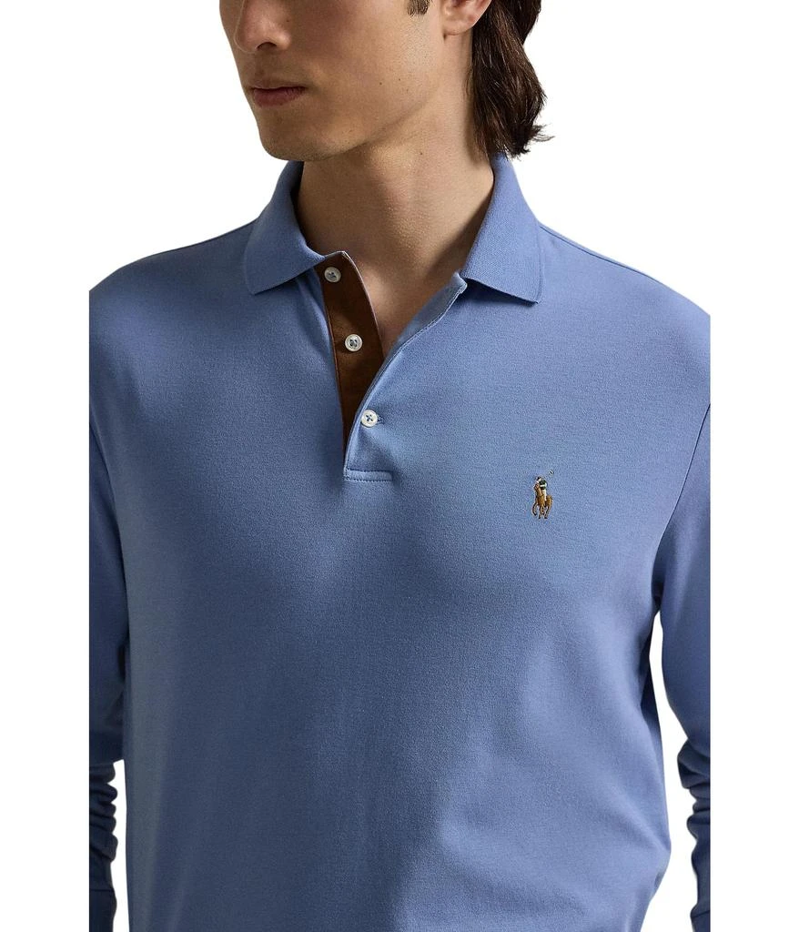 商品Ralph Lauren|Classic Fit Long Sleeve Soft Touch Polo Shirt,价格¥599,第3张图片详细描述