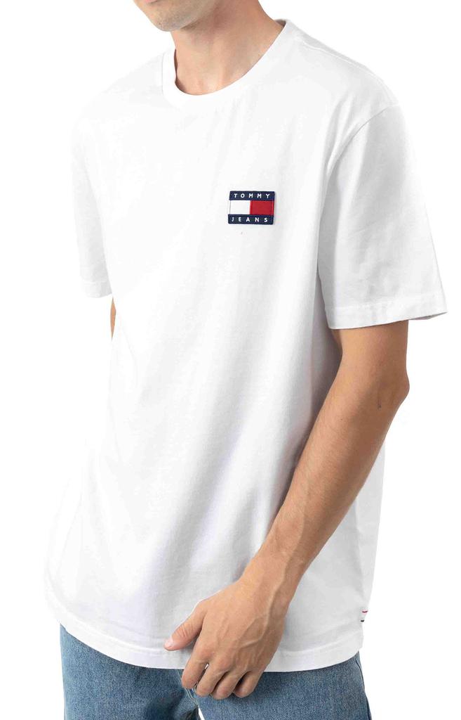 Albie Badge T-Shirt - Bright White商品第1张图片规格展示