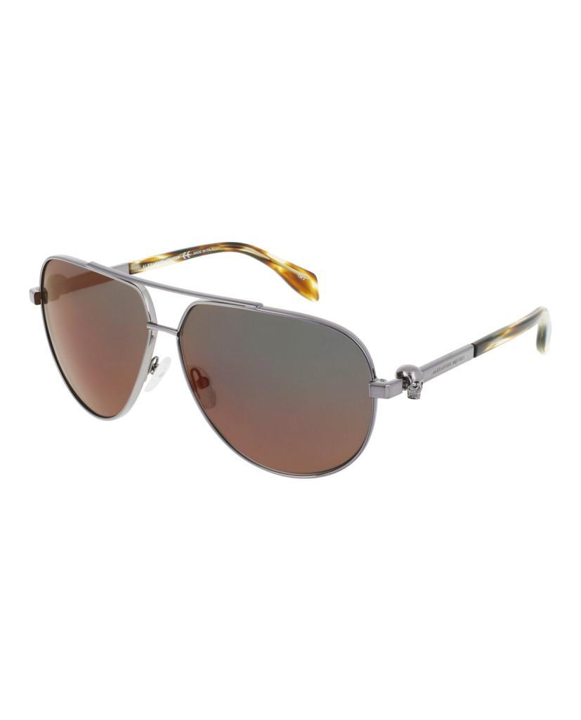 商品Alexander McQueen|Aviator-Style Metal Sunglasses,价格¥951,第4张图片详细描述