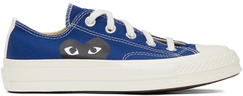 Blue Converse Edition Half Heart Chuck 70 Low Snekaers商品第1张图片规格展示