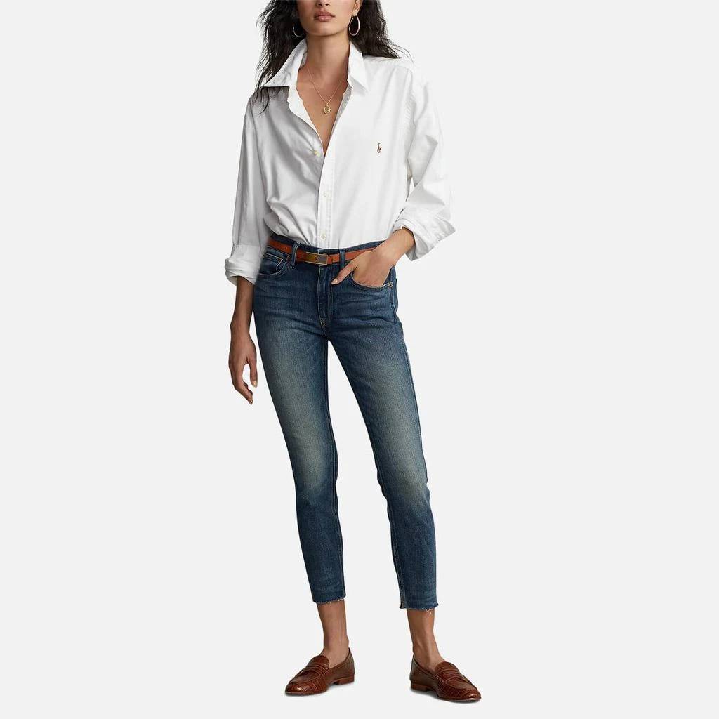 商品Ralph Lauren|Polo Ralph Lauren Women's Tompkins Skinny Jeans - Dark Indigo,价格¥1029,第3张图片详细描述