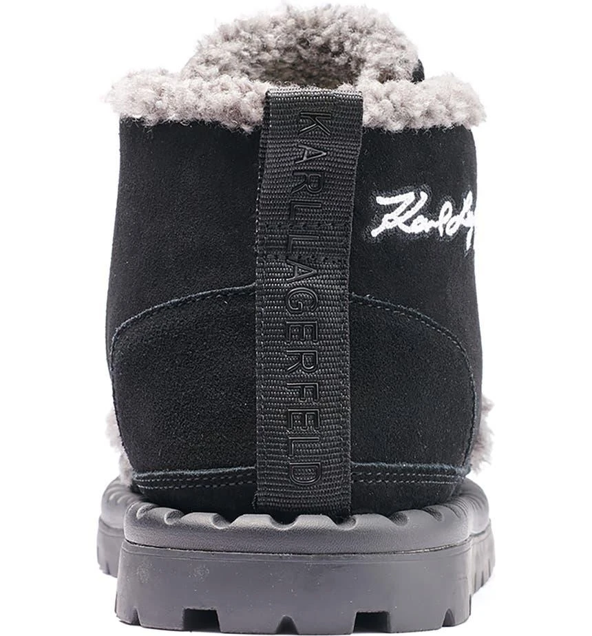 商品Karl Lagerfeld Paris|Suede Faux Shearling Lined Chukka Boot,价格¥897,第2张图��片详细描述