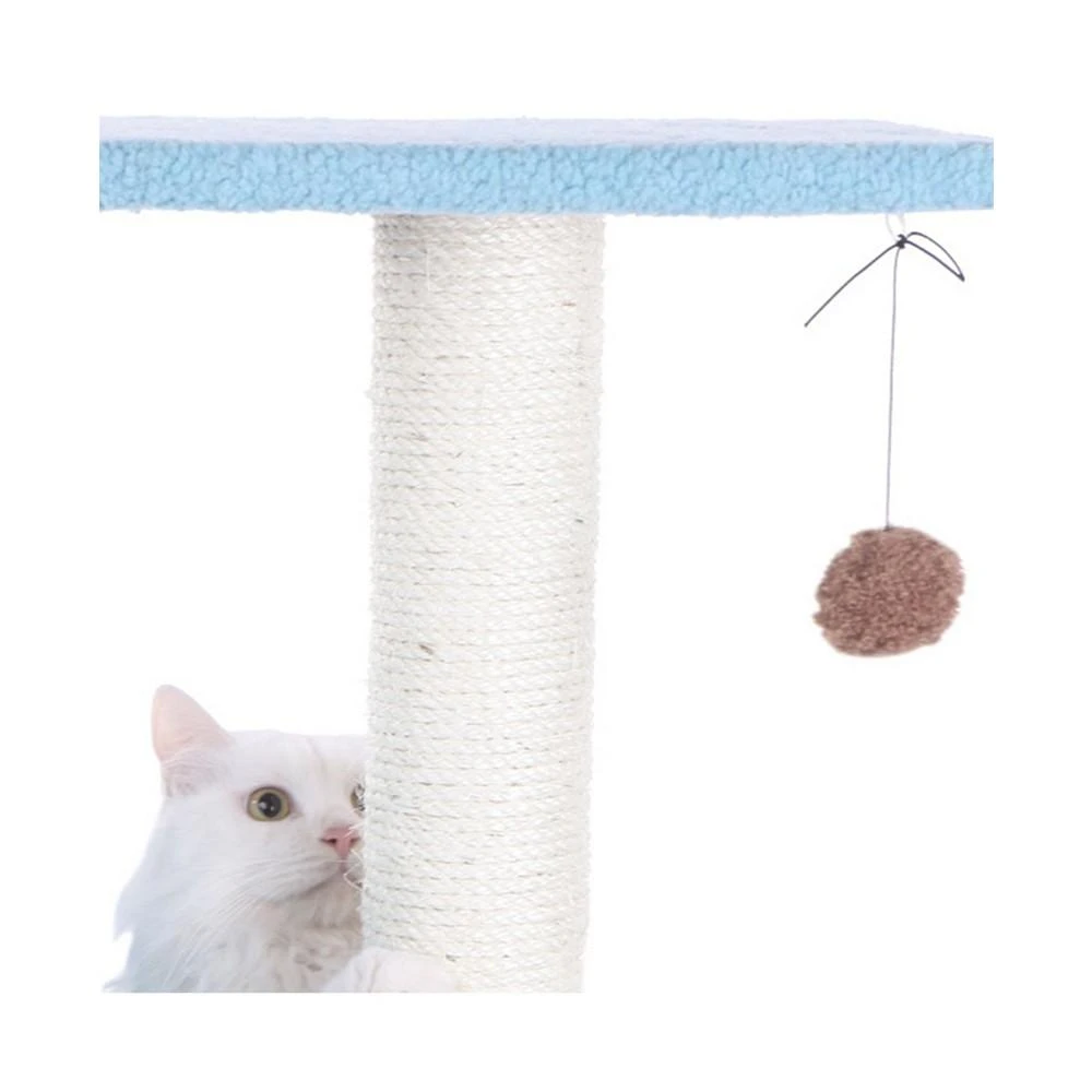商品Macy's|25" Real Wood Cat Tree With Scratcher And Tunnel For Privacy,价格¥821,第5张图片详细描述
