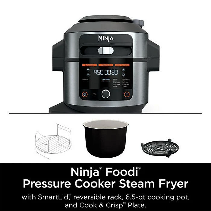 商品Ninja|Foodi 14-in-1 6.5-qt. Pressure Cooker Steam Fryer with SmartLid,价格¥2084,第3张图片详细描述