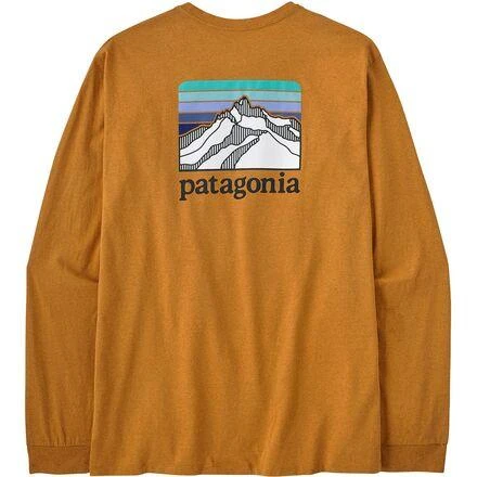 商品Patagonia|Line Logo Ridge Long-Sleeve Responsibili-T-Shirt - Men's,价格¥248,第3张图片详细描述