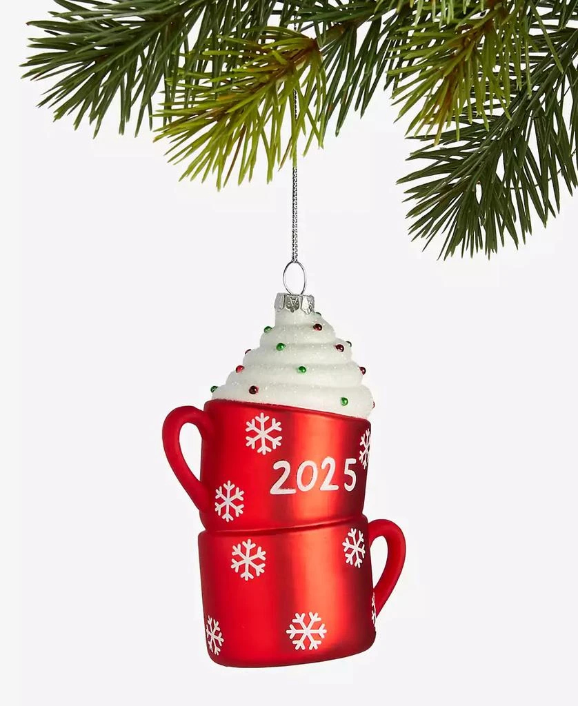 商品Holiday Lane|Our First Mr. & Mrs. Double Hot Chocolate Cups Ornament, Macy's Exclusive,价格¥103,第2张图片详细描述