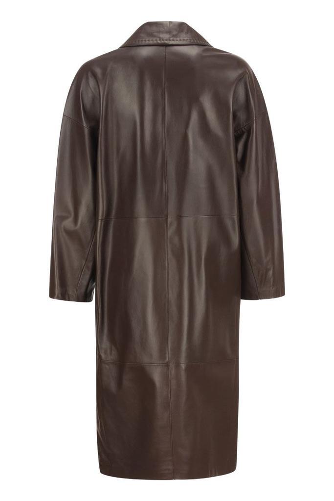 商品Max Mara|MAX MARA USSURI - 101801 Icon Coat in nappa leather,价格¥16328,第4张图片详细描述