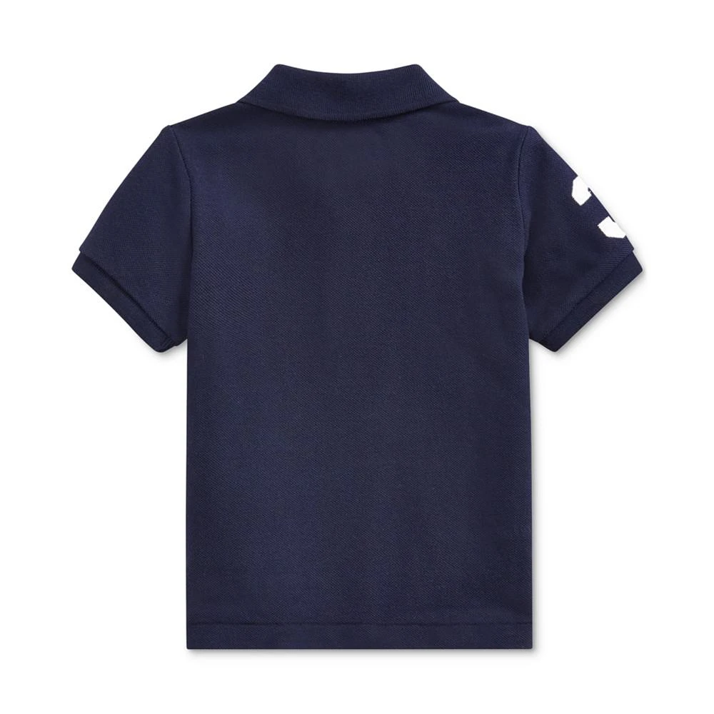 商品Ralph Lauren|Baby Boys Cotton Mesh Pony Logo Polo Shirt,价格¥305,第2张图片详细描述