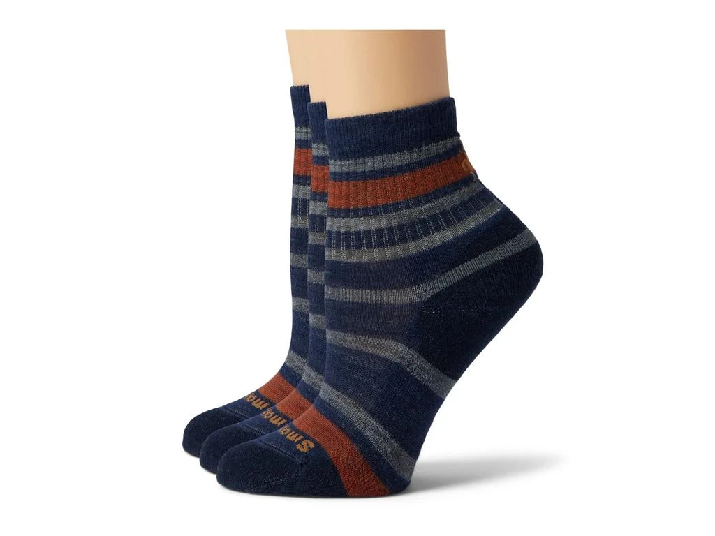 商品SmartWool|Hike Light Cushion Striped Crew Socks 3-Pack (Toddler/Little Kid/Big Kid),价格¥322,第1张图片