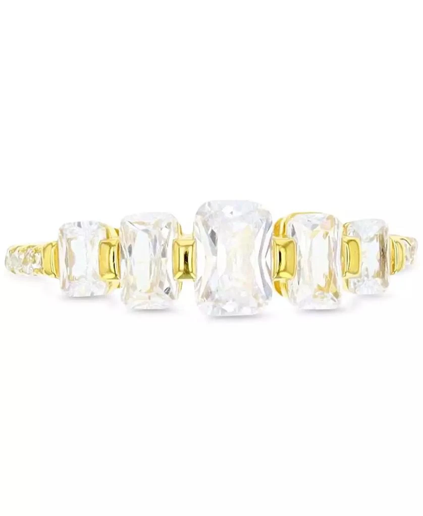 商品Macy's|Cubic Zirconia Graduated Statement Ring in 14k Gold-Plated Sterling Silver,价格¥225,第1张图片