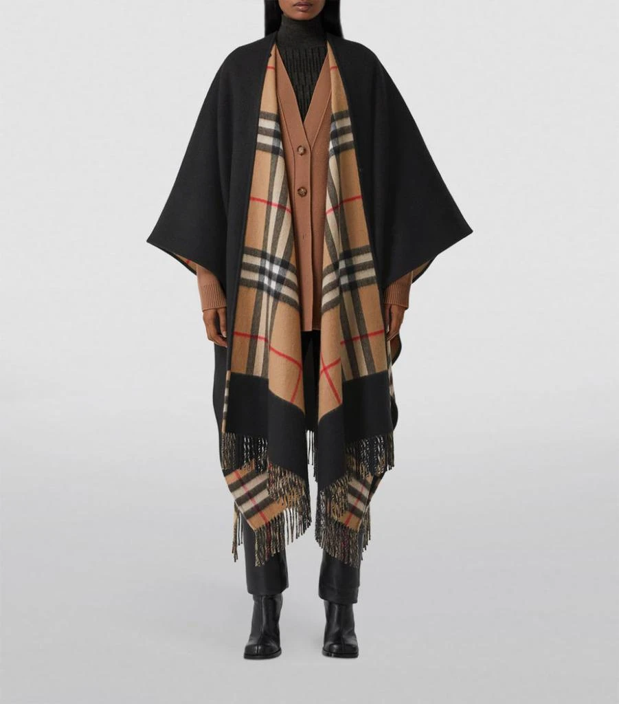 商品Burberry|Cashmere-Wool Cape,价格¥10023,第2张图片详细描述