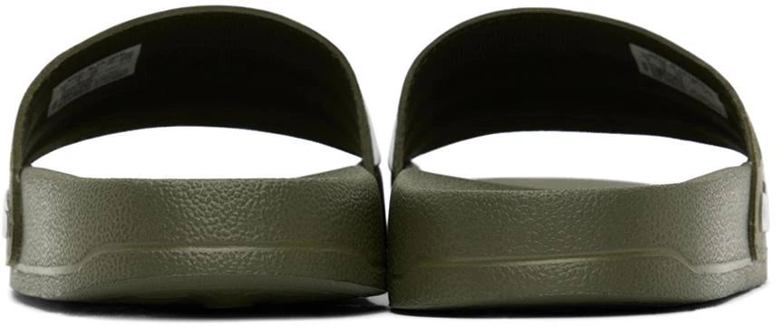 商品Adidas|绿色 Adilette 儿童拖鞋,价格¥206,第2张图片详细描述