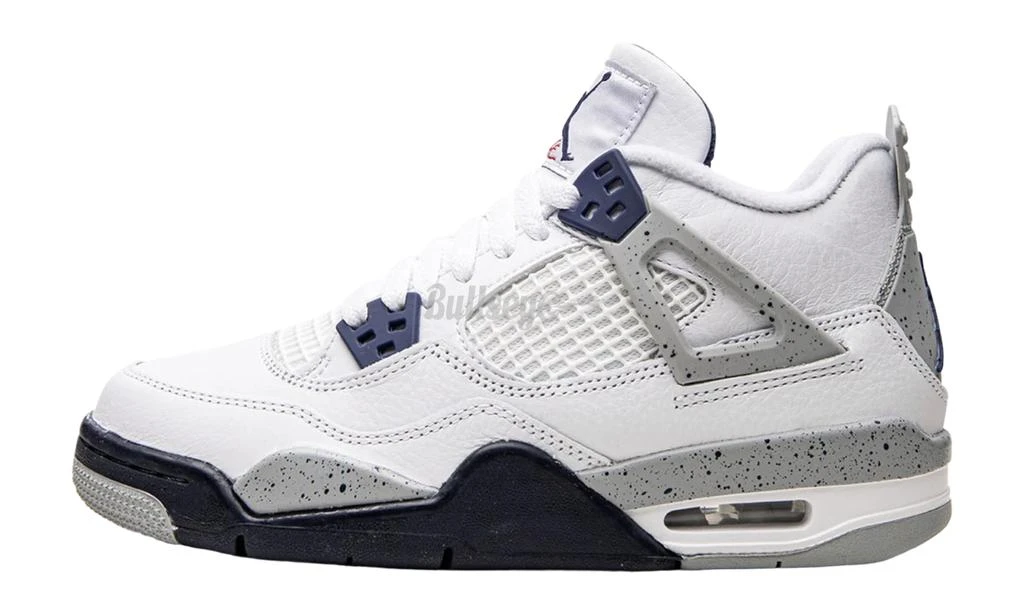 商品Jordan|Air Jordan 4 Retro "White Midnight Navy" GS,价格¥1776,第1张图片